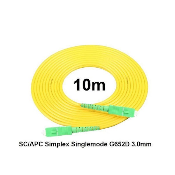 10 Meter Ethernet Kabel Fiber Internetledning Fiber Patchkabel Netværk Fiberoptisk Kabel Fiberoptisk Patchledning