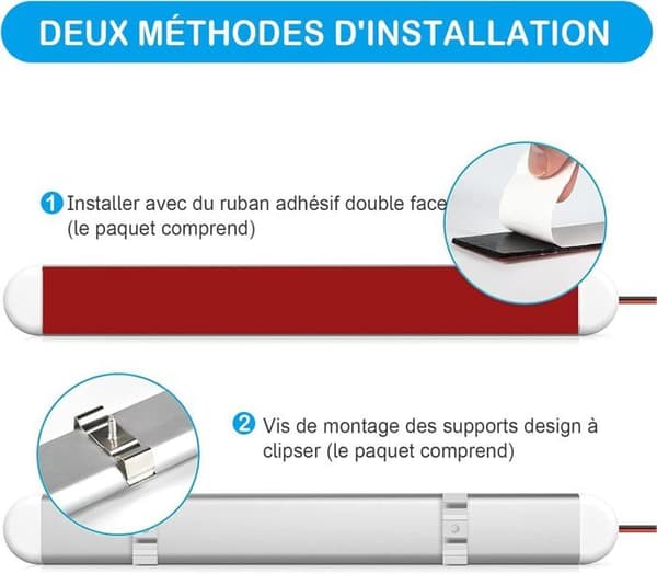 Ljusramp - LED - 12V - 120 LED - Strömbrytare - Energibesparande