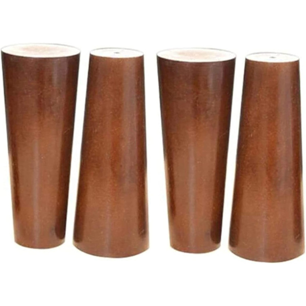 Puiset pöydänjalat, korvaavat kartiot, kartiot, massiivipuupöydänjalat DIY-sänkyyn (4 kpl 5 cm)
