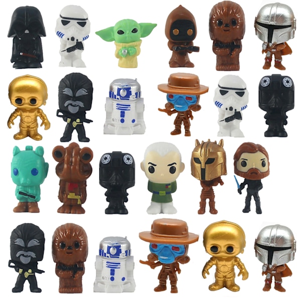 Adventskalender Star Wars Star Doll Blind Box Jul adventsnedräkning Barnpresentask