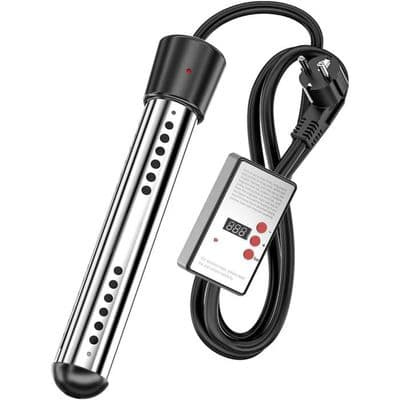 Värmepatron - WASDK - 2500 W - Timer - Automatisk avstängning - Pris EU