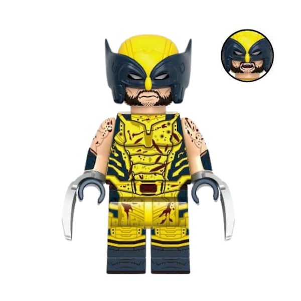 Wolverine Gambit X-23 Kimiko Minifigurset med Vapen och Tillbehör