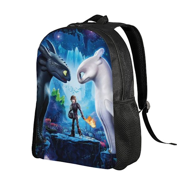 c24 Tandlös Hicka Hur man tränar din drake Ryggsäck Lätt Basic Unisex Daglig ryggsäck Skolväska Student Ryggsäck Portfölj Resväska För Vuxen Tonåring