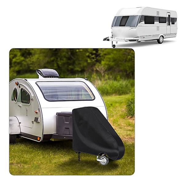 Trækstangsafdækning, Universal Trækstangsafdækning Vejrbeskyttelse Trækstangsbeskyttelsesdæksel Til Campingvogne Autocamper Trailer