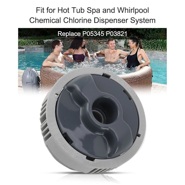 Kjemisk Klor-Dispenser System P05345 P03821 Klor-Dispenser Erstatning for Lay Z Spa Boblebad Spa