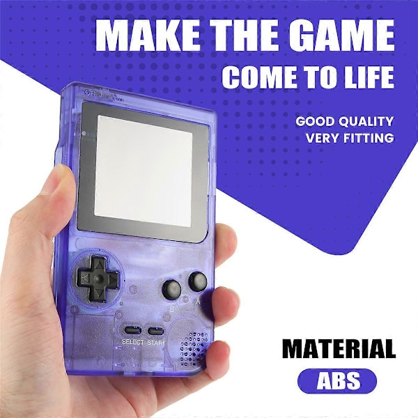 DIY Skalbyte för Gameboy Pocket Spel Transparent