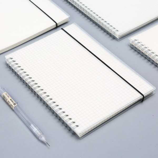 Dot Grid Notebook Spiral - 3-pack, Grid Journal,