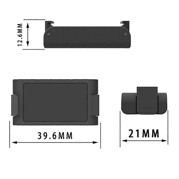 Magnetisk adapterfäste för DJI Action 2 för DJI Osmo Action 2 Sportkameratillbehör 1/4-gränssnitt