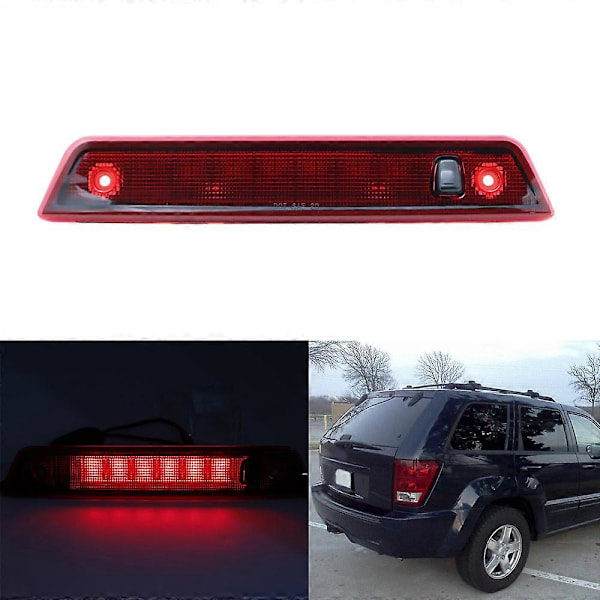 Tredje LED-bremselys bak for Jeep Grand Cherokee 2005-2010 (Rød)