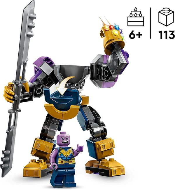 Marvel Thanos Mech, Avengers actionfigurer, samleobjekter for superhelter til gutter og jenter 6 +