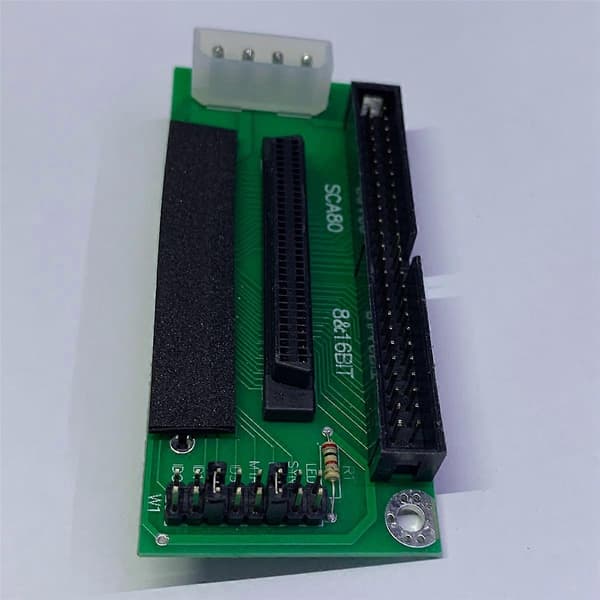 Scsi Sca 80Pin - 68Pin - 50Pin Ide -kiintolevysovitinkortti