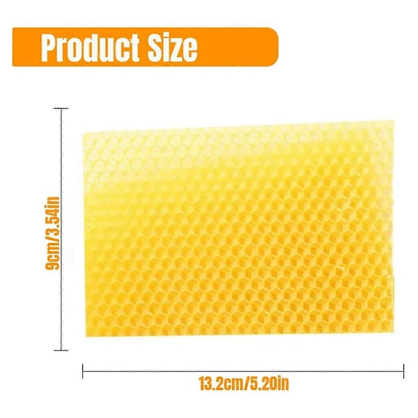 Bivoksplader Bivoksfundamentplader Voksfundament til bierammer Naturlige honeycomb-plader Bier