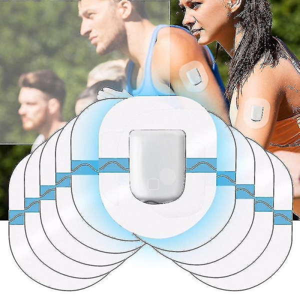 36-pakning vanntette Omnipod-plaster, gjennomsiktige, 10 dager lange, langvarige hechuan 36-pakning vanntette Omnipod-plaster, gjennomsiktige Nv7 2024-nye -GSL