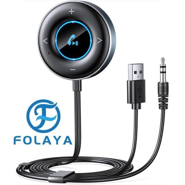 Bluetooth 5.3 -sovitin - Handsfree-sarja - Sisäänrakennettu mikrofoni - 3,5 mm liitin
