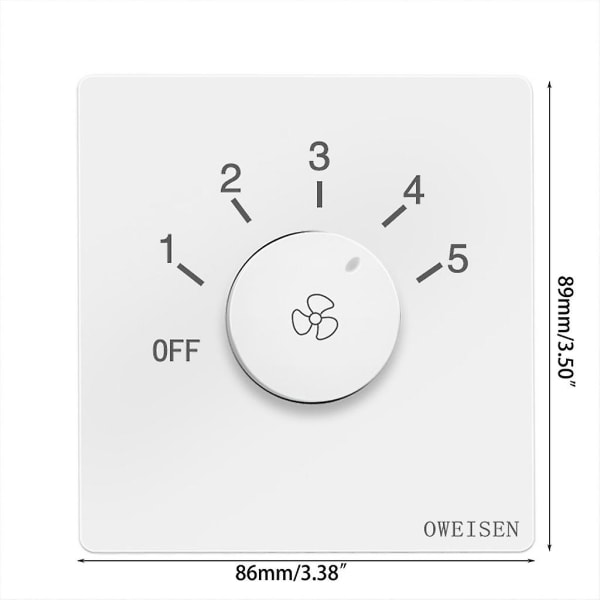 Universell takfläkt elektrisk fläktregulator hastighetsreglering 86 typ
