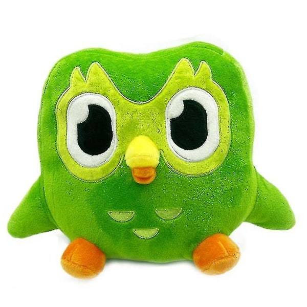 Duolingo Plysj Duo 10 års jubileum Grønn ugle gave til barn dukke plysj leketøy