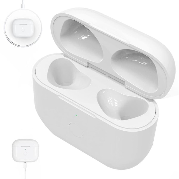 Laddningsfodral för hörlurar till AirPods 3, 450 mAh, trådlöst laddningsfodral, Bluetooth-synkronisering, snabbparningsknapp