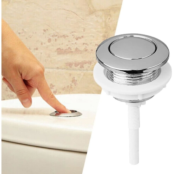 Spolknapp, 38 mm tryckknapp för badrum och WC vattenbesparande enhet - Lämplig för toalettcistern-xinhan