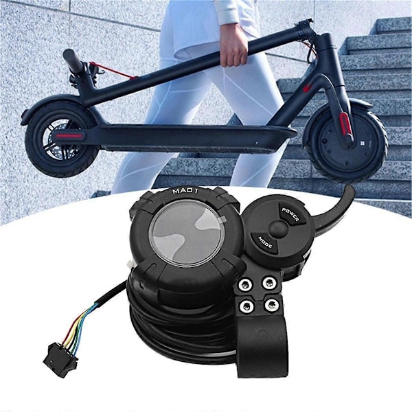 För DAMAO MA01 Elektrisk Scooter LCD Display Instrumentbräda Bakgrundsbelysning 36V-72V Knog Gasreglage Strömbrytare Ele