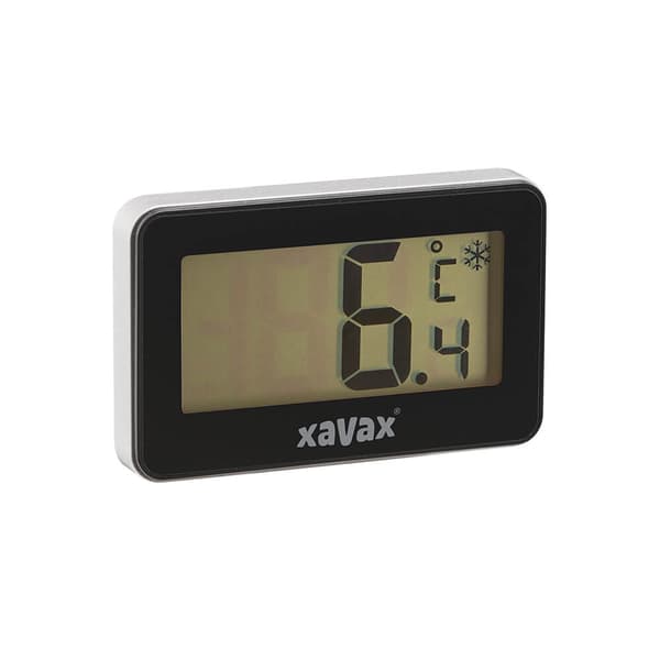 Digital Thermometer for Refrigerator Freezer Black