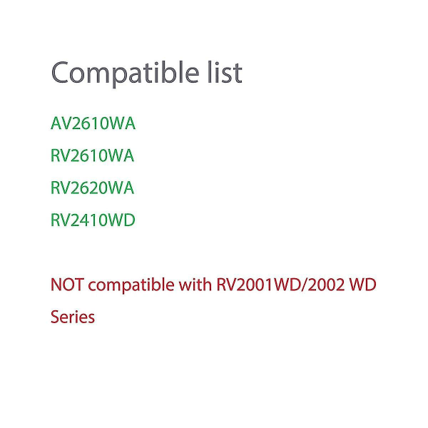 Mopppute kompatibel for Rv2610wa robotstøvsugertilbehør Moppklutputer