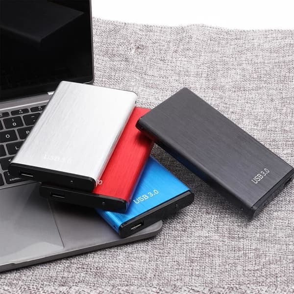 Extern hårddisk 2.5\" USB 3.0 1TB Blå - För PC, Mac, Stationär Dator, Bärbar Dator, Chromebook