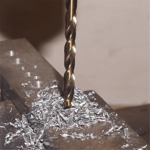 5% Cobalt Hex Skaft Metrisk Bor Sæt (1.5mm-6.5mm/13stk) Egnet til Rustfrit Stål, Støbejern