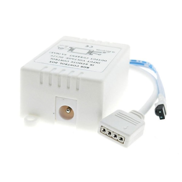 IR-fjernkontroll for RGB LED-lysstripe - 24 taster, to utganger