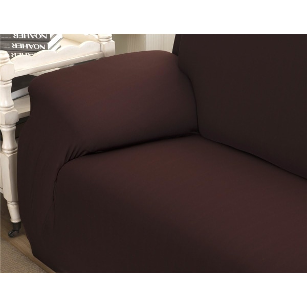 1 sæt armlæn sofabetræk, ensfarvet stretch sofabetræk
