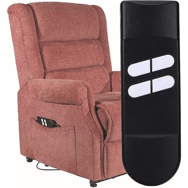 Elektrisk hvilestol med manuell fjernkontroll - 4-knapps tilkobling, manuell joystick
