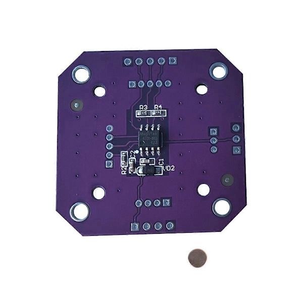 MT6701 YYC-MT6701CT Magnetisk Induksjonsvinkel Målesensor Modul 14bit Høy Presisjon Kan Perf