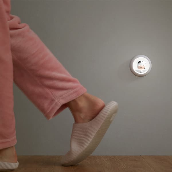 Rörlig nattlampa med rörelsesensor
