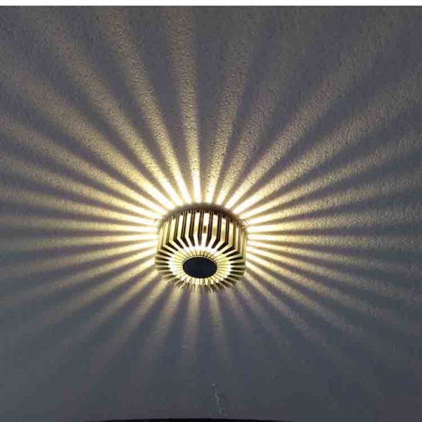 Takeffekt Spotlight RGB Lyseffekt Moderne Vegglampe Passer for Gang Entré Balkong Stue [Energiklasse F].