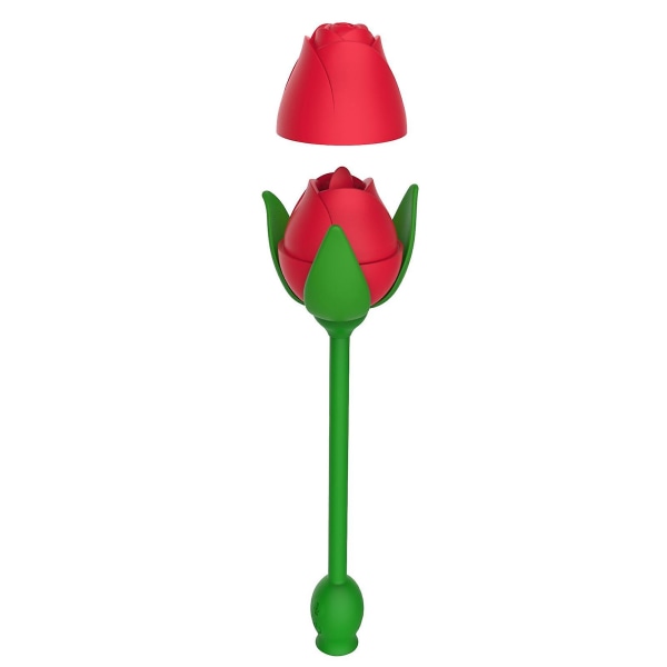 Rose Flower Tongue Vibrator Sucker 10 vibrationslägen Silikon Vattentät sexuell leksak för kvinnor