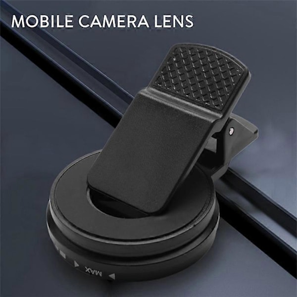 37 mm Justerbart ND-filter ND2-400 Medium Grå Speil Mobiltelefon Kameralinse