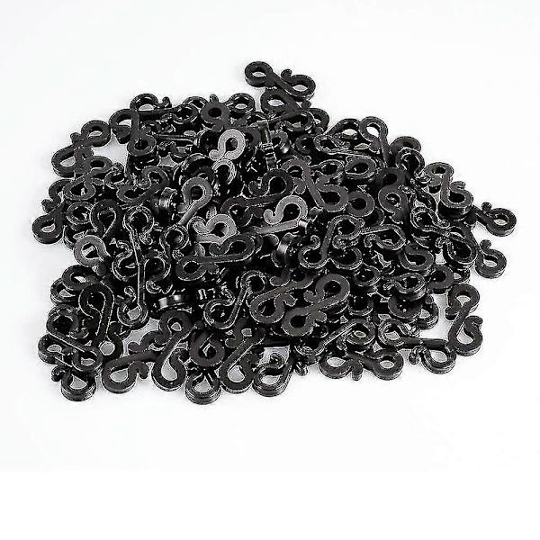 120 stk Mini Plast Takrenne-kroker, Utendørs Lyskroker Klips, S-Klipskroker Til Bryllup Jul Halloween Hage Tre - NNIU