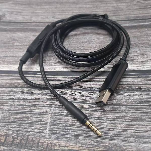 Nylonpunotut 3,5 mm kuulokkeiden kaapelivaihdot MMX300 -kuulokkeille