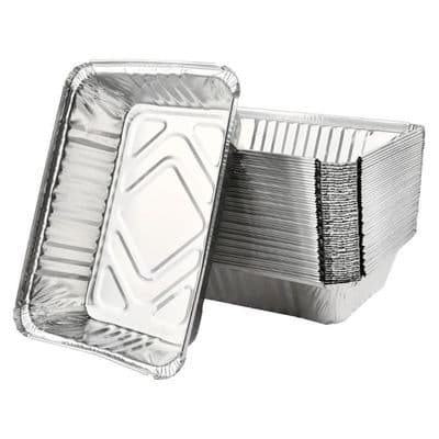 Aluminiumsform - 1000ml - Høy Kvalitet - Engangs - Gris