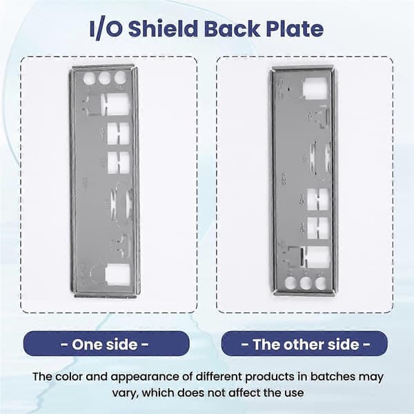 I/O Shield Bagplade til B250C B75 12USB B75 8USB Mining Bundkort IO Baffle Chassis Beslag