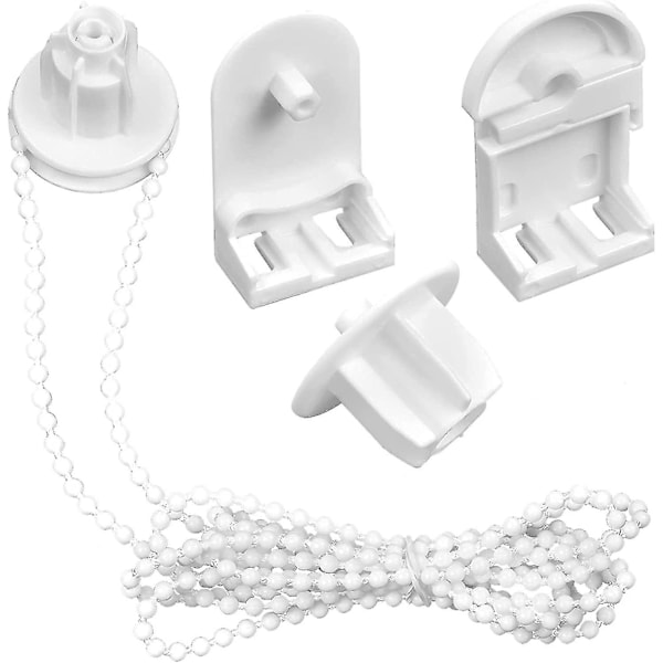 Roller Blind Spares Replacement Repair Kit, 25mm Roller Blind Fittings With 3m Beaded Chain Spare