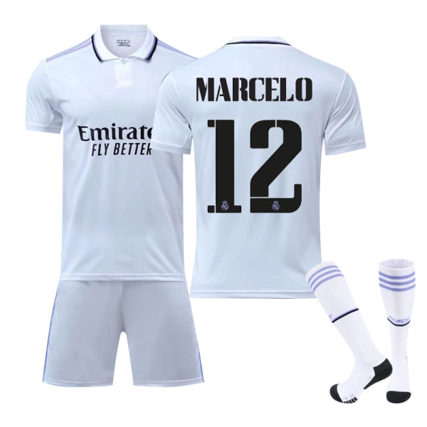 2223 Real Madrid hjemme- og bortedrakt nr. 7 Mbappe drakt 9 Benzema nr. 10 utenlandsk handel fotballuniformsett 23Z No 16