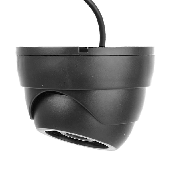 Sort Overvågningskamera Pal 1/3\" Cmos 700tvl 24 Led Ir Cut 3.6mm Sikkerhed Indendørs Kuppel Cctv Kamera