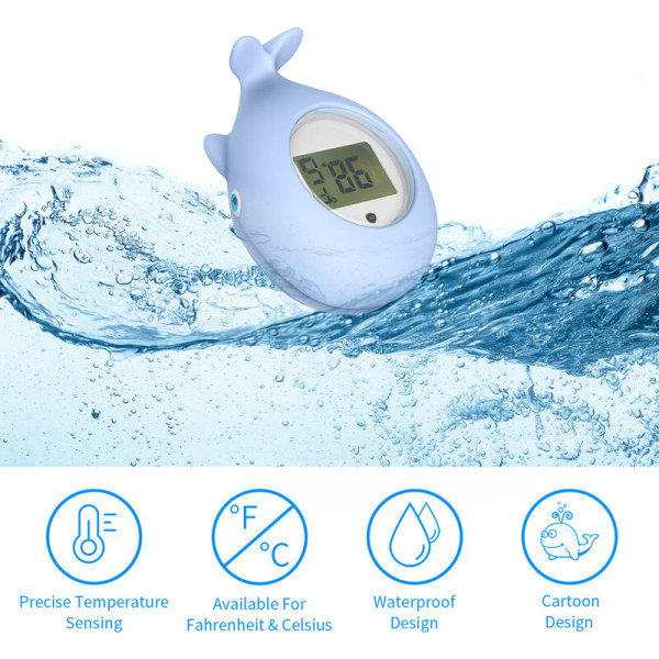 Babybadetermometer, digitalt indendørs badetermometer