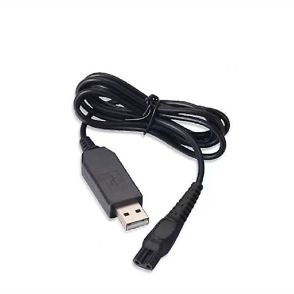 USB-opladningskabel til Philips Series 5000 Skraber Trimmer Opladerledning Sort