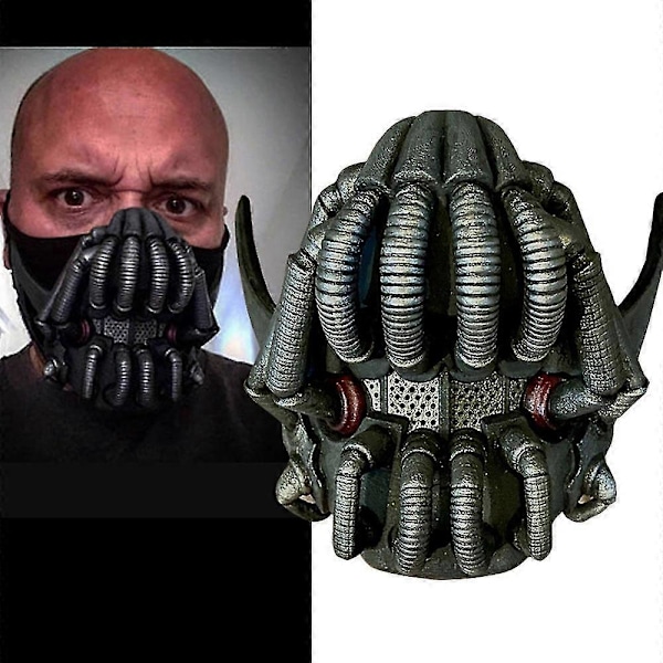 Batman The Dark Knight Rises Bane Cosplay Mask Halloween Carnival Face Helmet Festival Party Fancy D