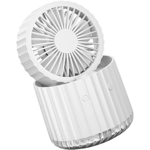 Ventilator. Lille sammenfoldelig elektrisk bærbar luftkøler spray befugtningsventilator