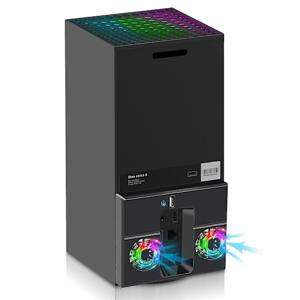 Jäähdytystuuletin Yhteensopiva Xbox Series X:n Kanssa Ulkoinen Usb Pystysuuntainen Jäähdytysteline Usb Hub -portilla