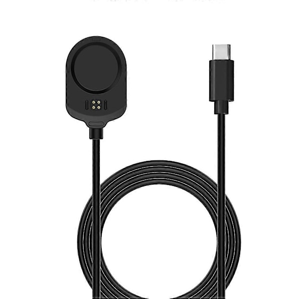 For Garmin MARQ 2 Type-C Port Smartklokke Vugge Lader USB Ladekabel, Lengde: 1m