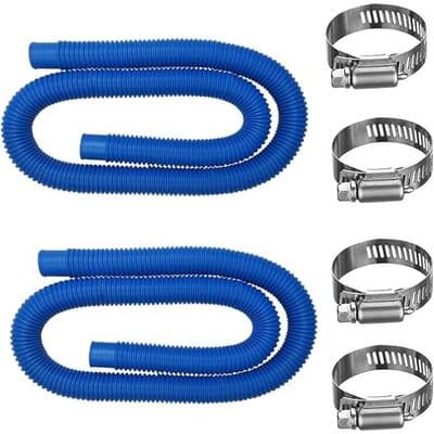 Poolslangar - Kran - Montering - 150 x 3,2 cm - Flexibel - Läckagesäker
