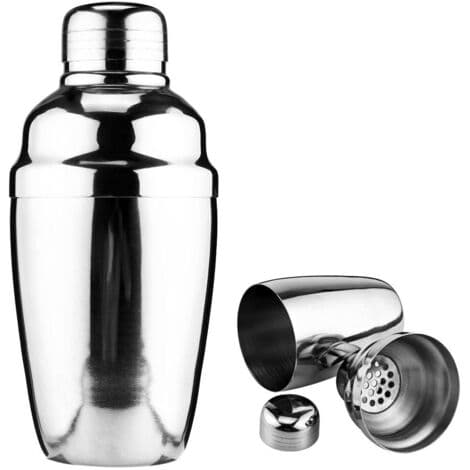 530 ml rustfritt stål bartender cocktail shaker martini salt shaker